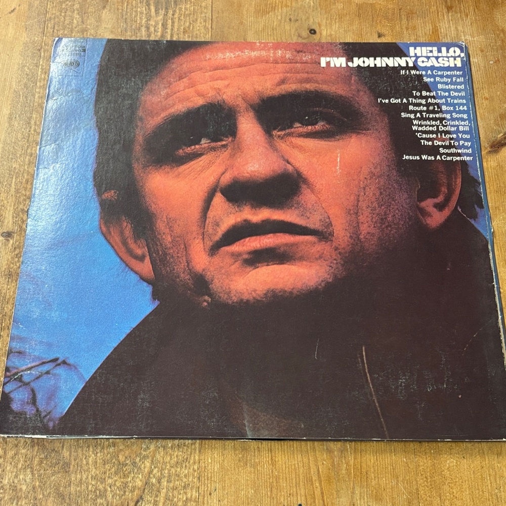 Hello, I'm Johnny Cash Vinyl Record